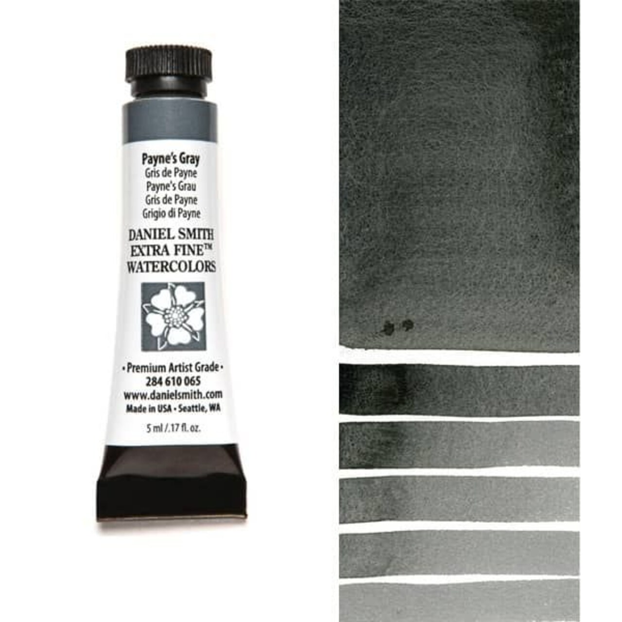 Daniel Smith Extra Fine Watercolors - Payne's Gray, 5 ml Tube